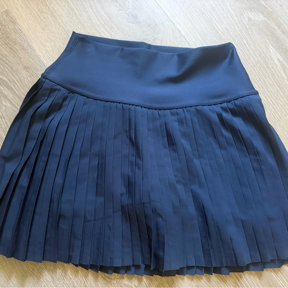 Alo grand slam pleated tennis skirt - Navy